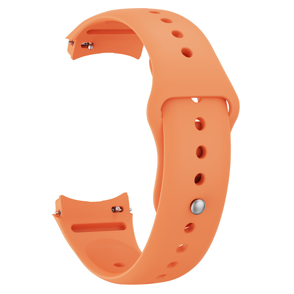(Orange) For Huawei Watch 5 42Mm Smart Watch Band Reverse Buckle Silicone Wrist Strap Orange 6914289153613