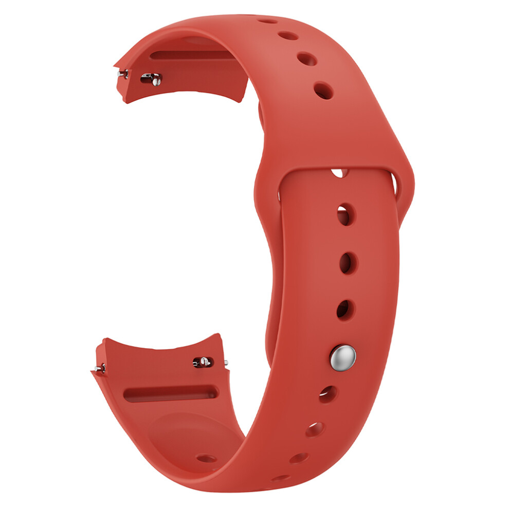 (Red) For Huawei Watch 5 42Mm Smart Watch Band Reverse Buckle Silicone Wrist Strap Red 6914282783299