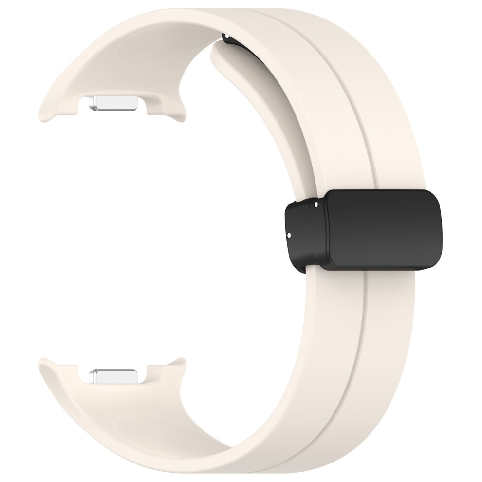 (Starlight) Watch Strap For Samsung Galaxy Watch8 44Mm / 40Mm / Watch8 Classic 46Mm Folding Buckle Silicone Wristband 6914288654753