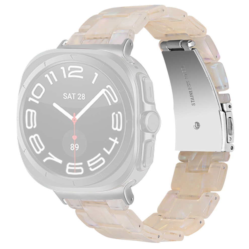 (Fluorescent) Acrylic Resin Band For Samsung Galaxy Watch8 44Mm / 40Mm / Watch8 Classic 46Mm Adjustable Wrist Strap 6914287767072
