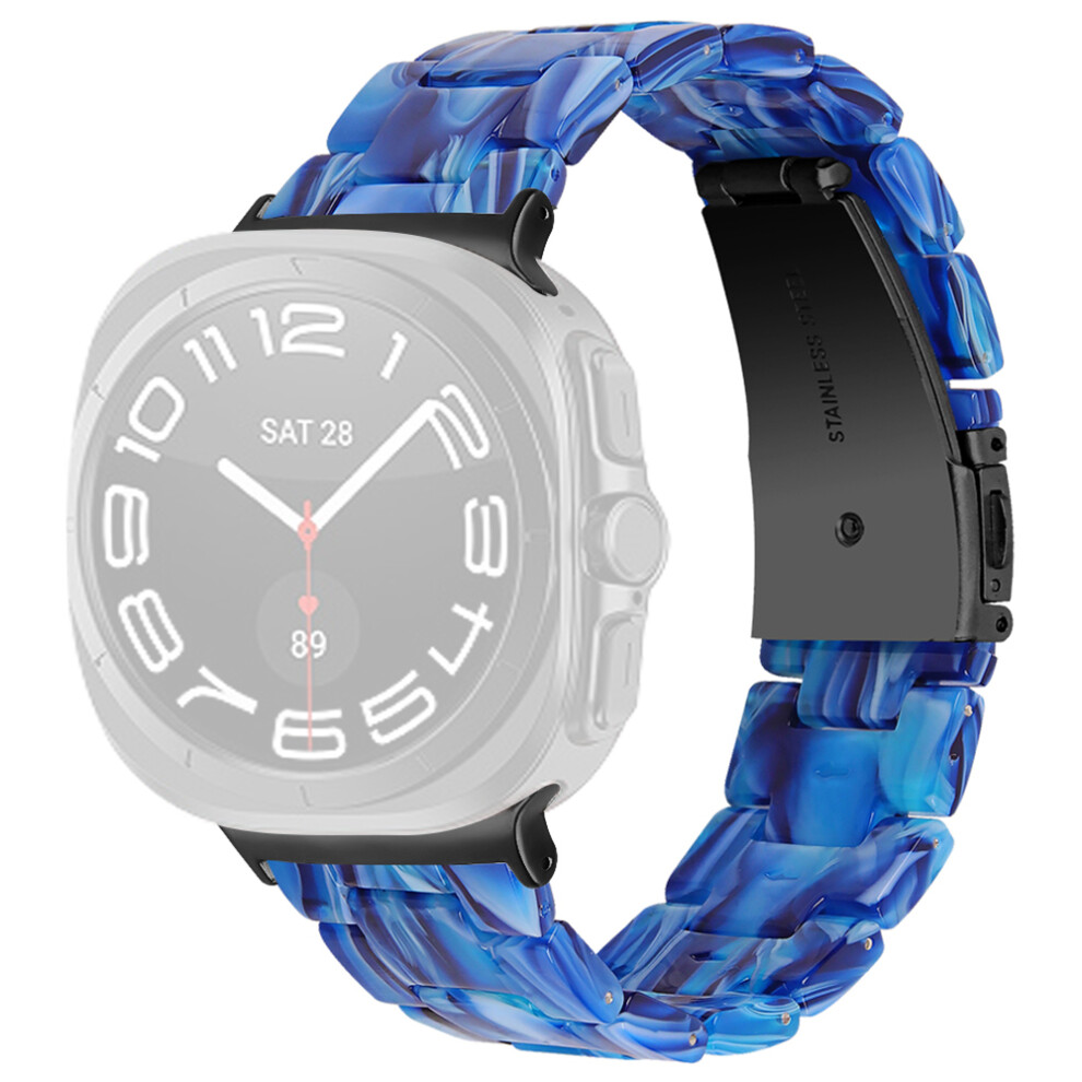 (Daybreak ) Acrylic Waterproof Resin Watch Band For Samsung Galaxy Watch8 44Mm / 40Mm / Watch8 Classic 46Mm Blue 6914281502068