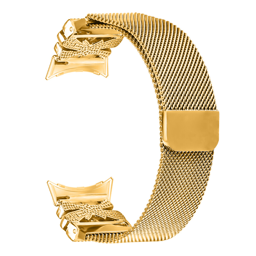 (Gold) Metal Strap For Google Pixel Watch 3 41Mm / Pixel Watch 2 / Pixel Watch Milanese Watch Band Butterfly Decor Electroplating Colo Gold 6914281731451