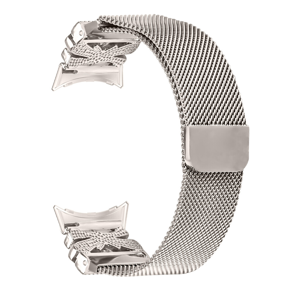 (Starlight) Metal Strap For Google Pixel Watch 3 41Mm / Pixel Watch 2 / Pixel Watch Milanese Watch Band Butterfly Decor Electroplating Colo 6914283187409