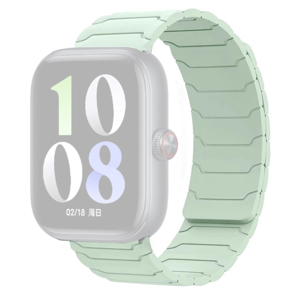 (Mint ) For Vivo Watch Gt Silicone Magnetic Watch Band Replacement Strap Green 6914286270825