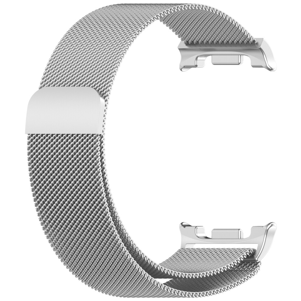 (Silver) Watch Band For Samsung Galaxy Watch8 44Mm / 40Mm / Watch8 Classic 46Mm Magnetic Milanese Metal Strap Silver 6914285303203
