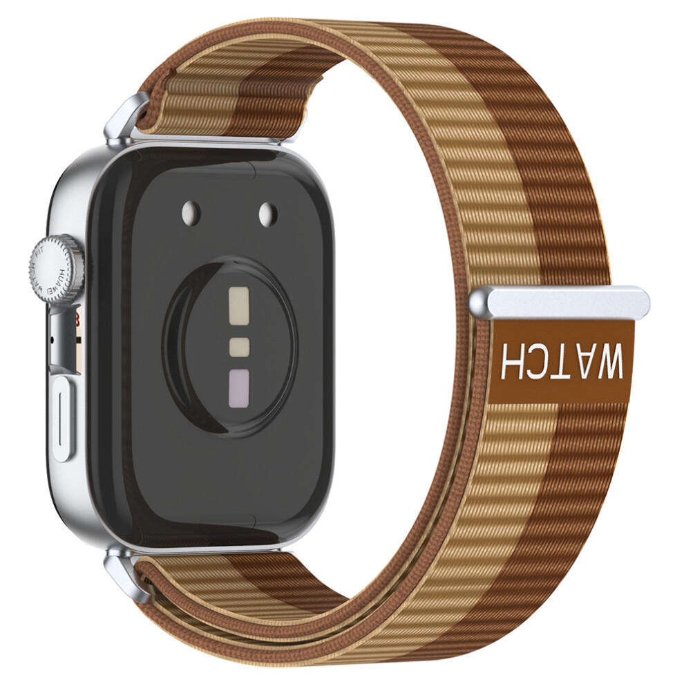 (Brown) Watch Strap For Huawei Watch Fit 4 Pro / Fit 4 / Fit 3 Adjustable Nylon Loop Band Brown 6914285439780