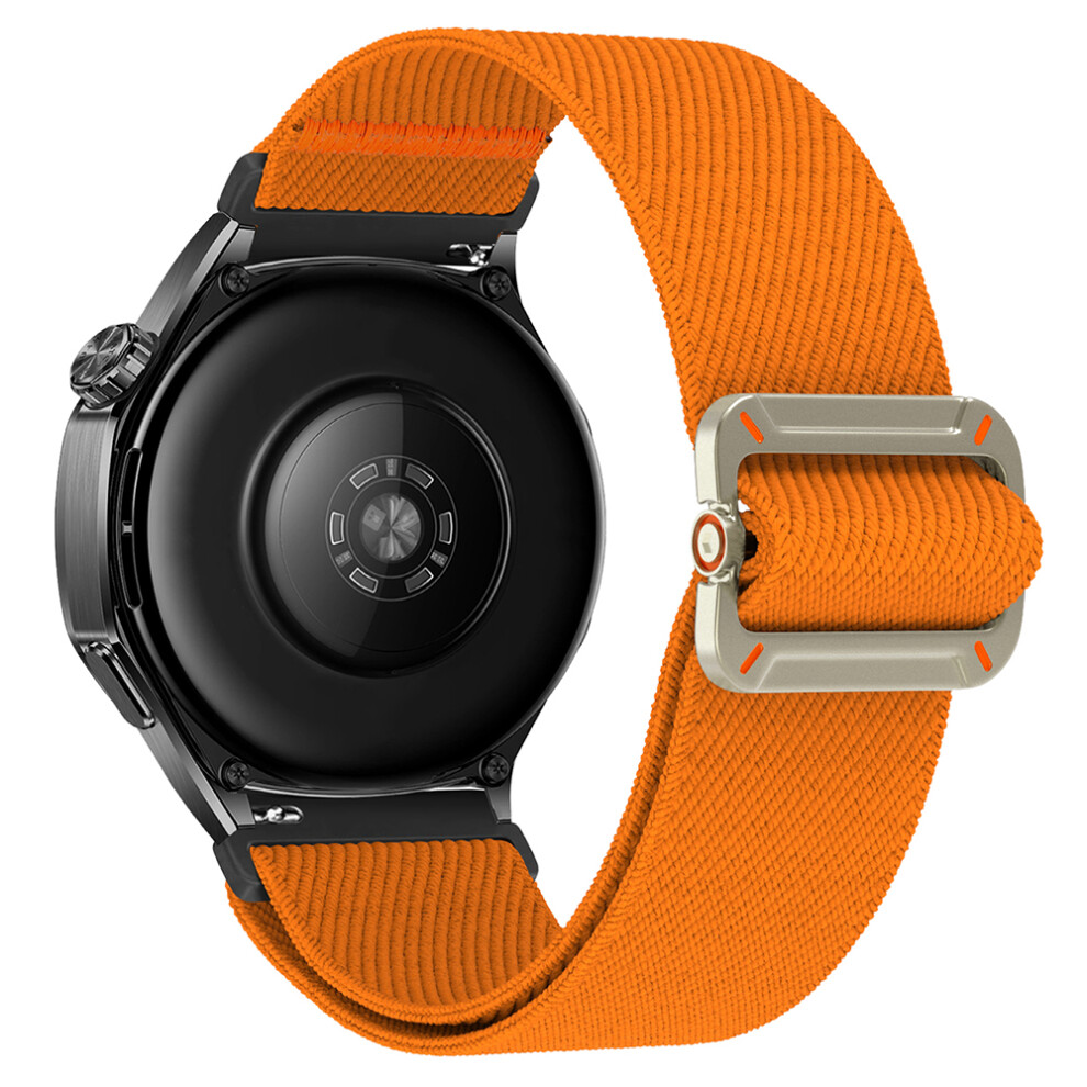 (Orange) For Huawei Watch Gt 5 46Mm Nylon Watch Band 22Mm Elastic Wrist Strap Orange 6914280652160