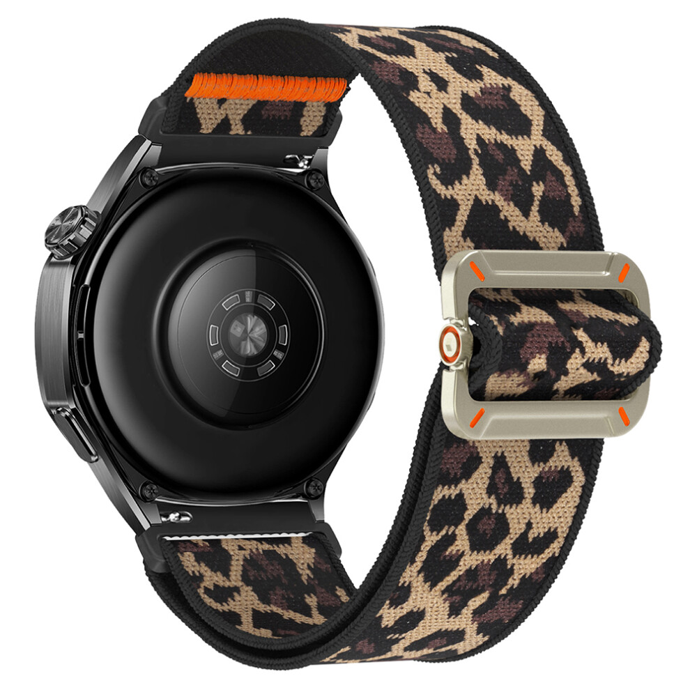 (Leopard Print) For Huawei Watch Gt 5 46Mm Nylon Watch Band 22Mm Elastic Wrist Strap 6914282432043