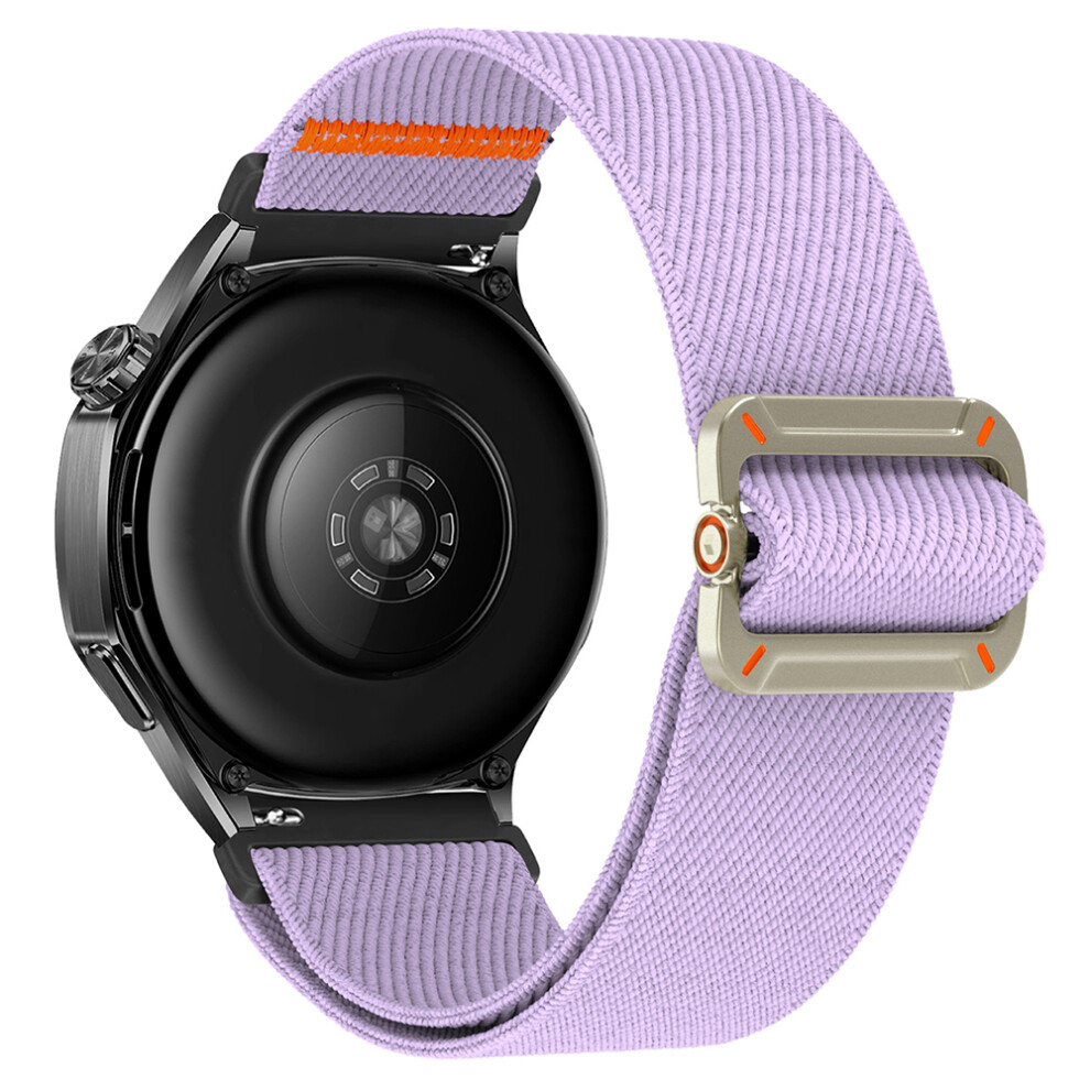 (Lavender) For Huawei Watch Gt 5 46Mm Nylon Watch Band 22Mm Elastic Wrist Strap Purple 6914287724204