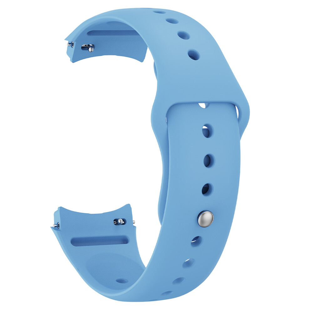 (Blue) For Huawei Watch 5 46Mm Smart Watch Band Reverse Buckle Silicone Wrist Strap Blue 6914281828755