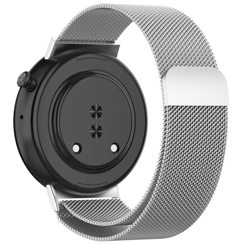 For Honor Watch Fit Elegant Edition / Vitality Edition Watch Band Milanese Magnetic Metal Strap - Silver 6914287140370