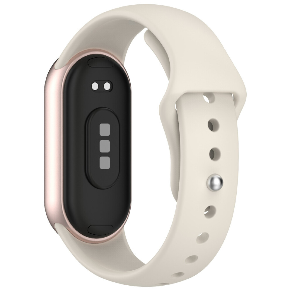 (Starlight) For Xiaomi Smart Band 10 / 9 / 8 Silicone Watch Band Reverse Buckle Wrist Strap 6914282338253