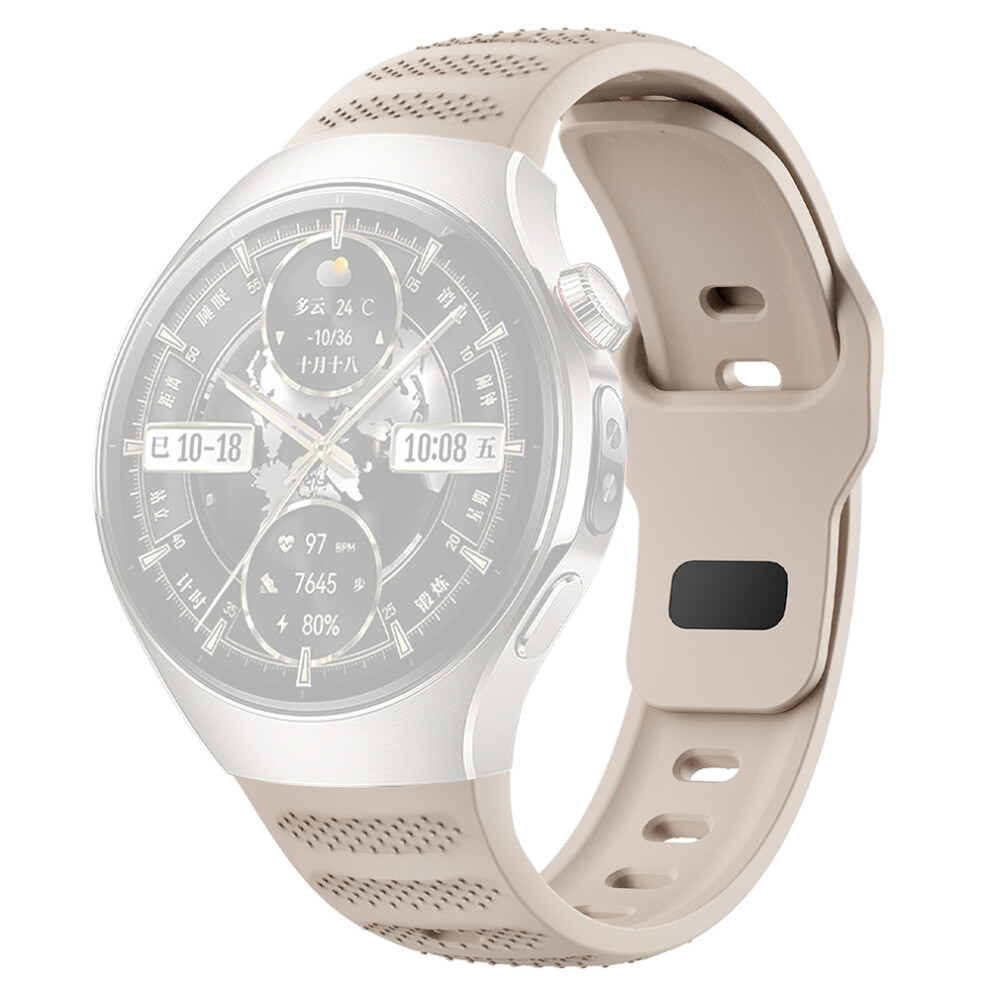 (Starlight) For Huawei Watch 5 46Mm Smartwatch Band Dot Texture Silicone Wrist Strap 6914288616027