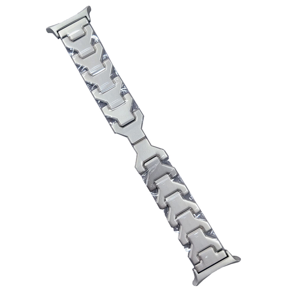 (Titanium) Watch Strap For Samsung Galaxy Watch8 44Mm / 40Mm / Watch8 Classic 46Mm Titanium Alloy Y-Shpae Wrist Band 6914285475023