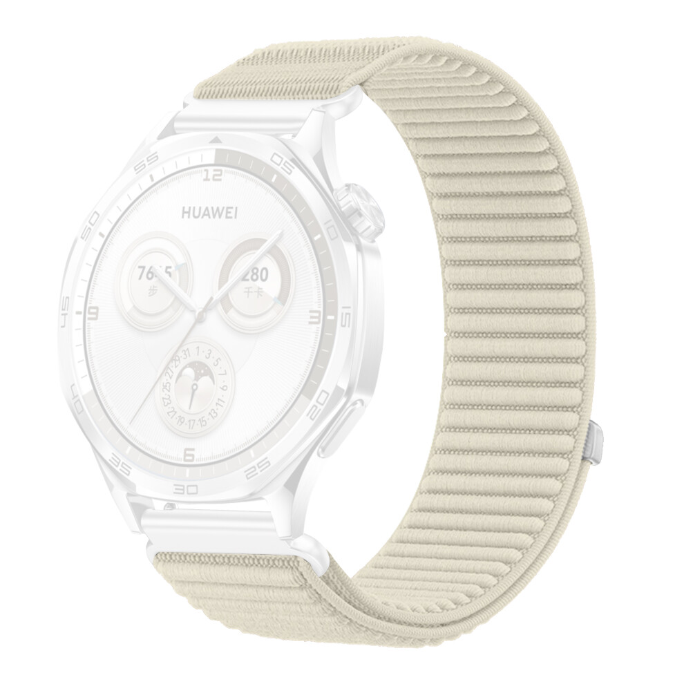 (Starlight) 18Mm Wrist Strap For Huawei Watch Gt 5 Pro 42Mm / Gt 5 41Mm / Gt 4 41Mm Magic Tape Nylon Woven Watch Band 6914280303512