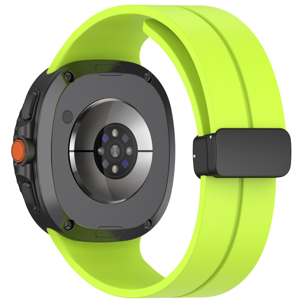 (Lime) Replacement Strap For Samsung Galaxy Watch8 44Mm / 40Mm / Watch8 Classic 46Mm Silicone Watch Band 6914282747246