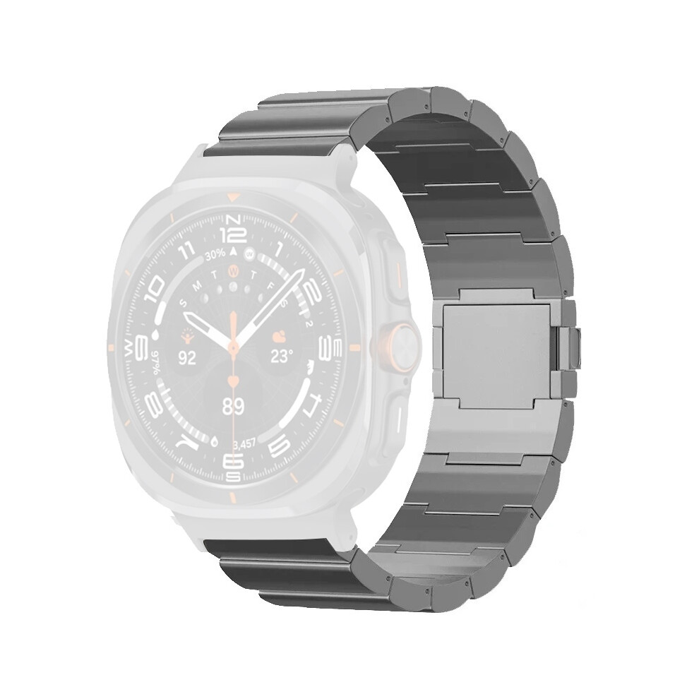 (Grey) Replacement Strap For Samsung Galaxy Watch8 44Mm / 40Mm / Watch8 Classic 46Mm Titanium Alloy Watch Band With Magnetic Clasp Grey 6914283104215