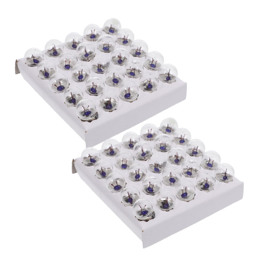 Miniature Screw Base Bulbs 50Pcs For Student Experiments, Low Voltage Ing, Flash Diy, Holder Included Light 9393856545186