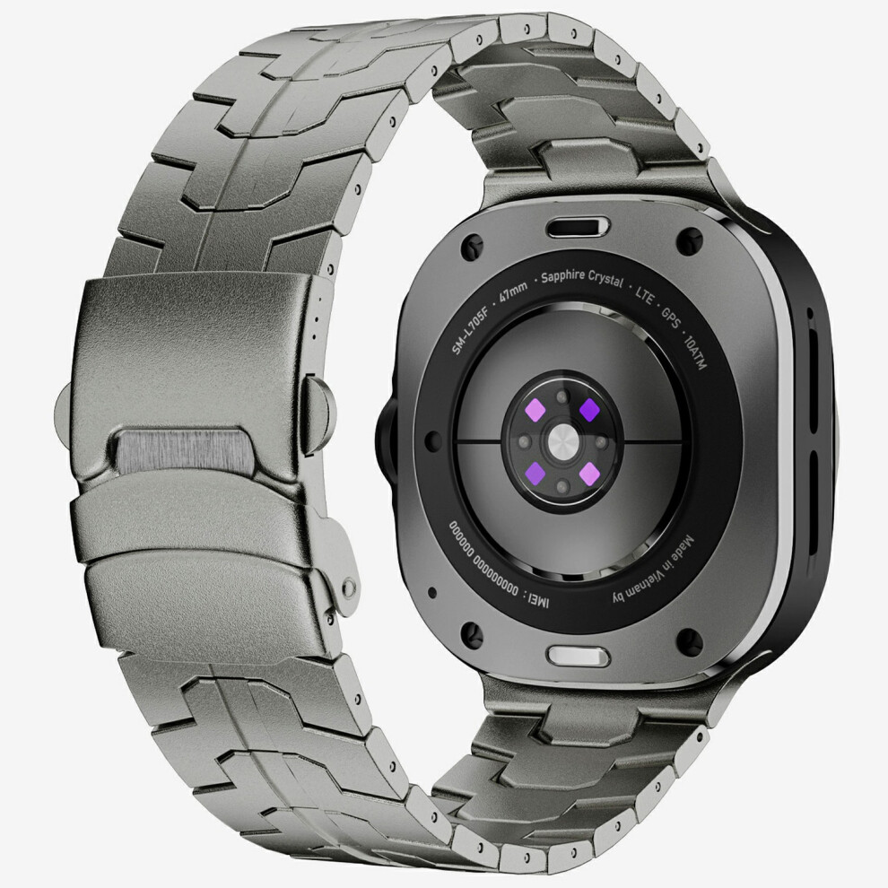 Stainless Steel Watch Band For Samsung Galaxy Watch8 44Mm / 40Mm / Watch8 Classic 46Mm Double Fo - 6914283181131