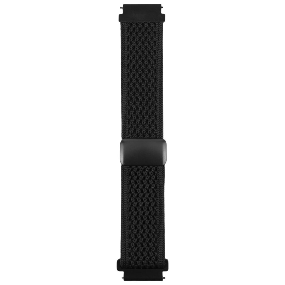 (Black) 22Mm Watch Strap For Huawei Watch Gt 5 Pro / Gt 5 / Gt 4 / Watch 4 / Samsung Galaxy Watch3 45Mm / Huami Amazfit Gtr 4 46Mm Nylon Black 6914285448089