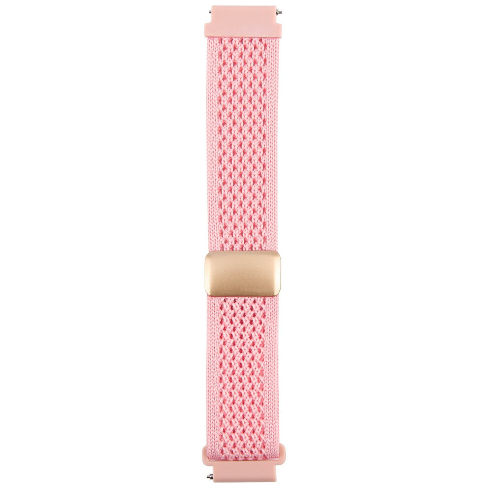 (Hot ) 22Mm Watch Strap For Huawei Watch Gt 5 Pro / Gt 5 / Gt 4 / Watch 4 / Samsung Galaxy Watch3 45Mm / Huami Amazfit Gtr 4 46Mm Nylon Pink 6914285872280