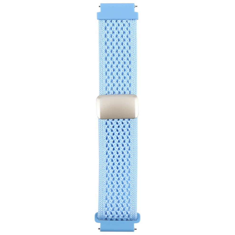 (Light ) 22Mm Watch Strap For Huawei Watch Gt 5 Pro / Gt 5 / Gt 4 / Watch 4 / Samsung Galaxy Watch3 45Mm / Huami Amazfit Gtr 4 46Mm Nylon Blue 6914288037471