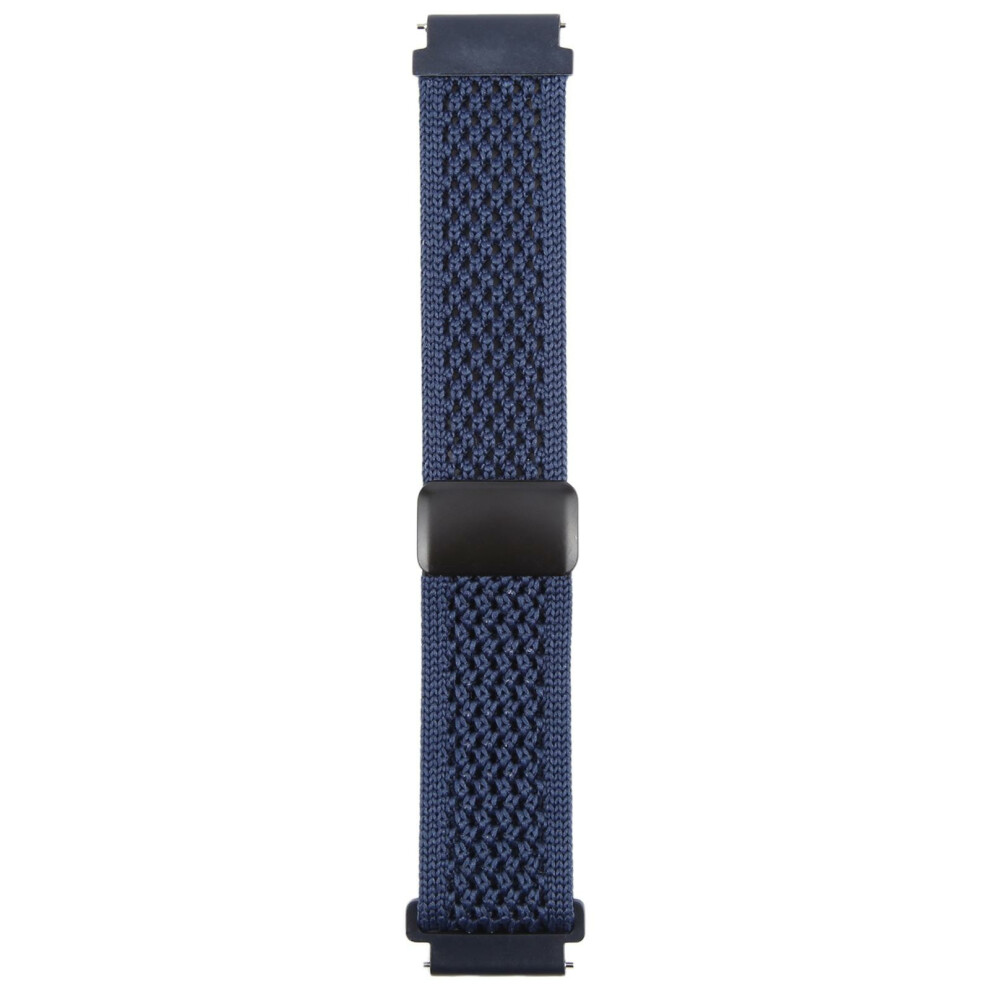 (Dark ) 22Mm Watch Strap For Huawei Watch Gt 5 Pro / Gt 5 / Gt 4 / Watch 4 / Samsung Galaxy Watch3 45Mm / Huami Amazfit Gtr 4 46Mm Nylon Blue 6914287715721