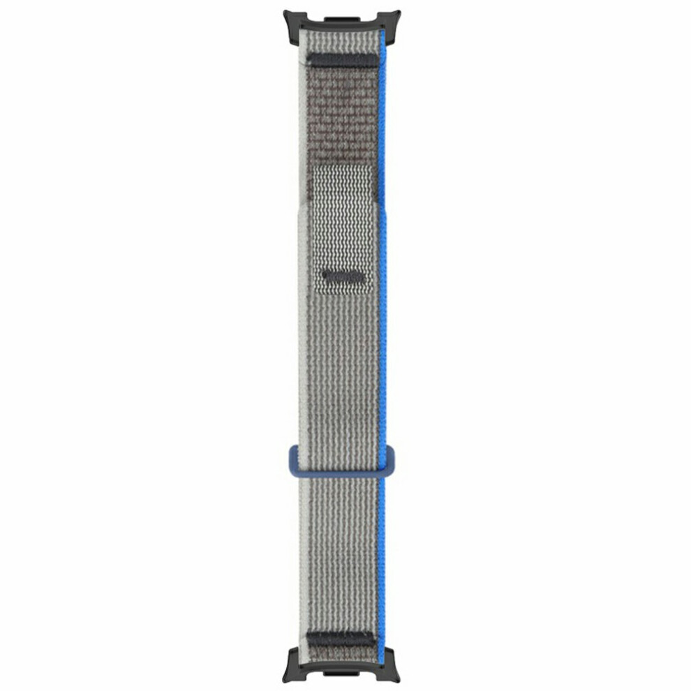 (Blue / Grey) Nylon Watch Strap For Samsung Galaxy Watch8 44Mm / 40Mm / Watch8 Classic 46Mm Loop Fastener Wrist Band With Metal Connectors Blue,Grey 6914283974177
