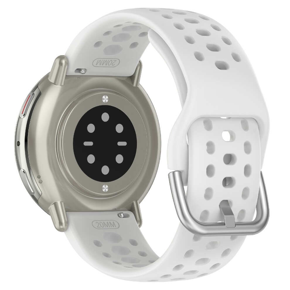 (White) For Huami Amazfit Active 2 Square A2434 Replacement Watch Band 20Mm Width Silicone Strap White 6914281756409