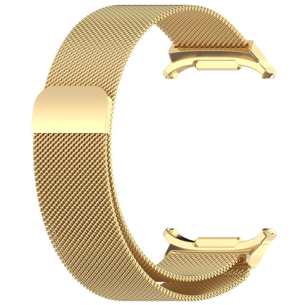 (Gold) Magnetic Watch Band For Samsung Galaxy Watch8 44Mm / 40Mm / Watch8 Classic 46Mm Electroplated Color Metal Milanese Strap Gold 6914281321249