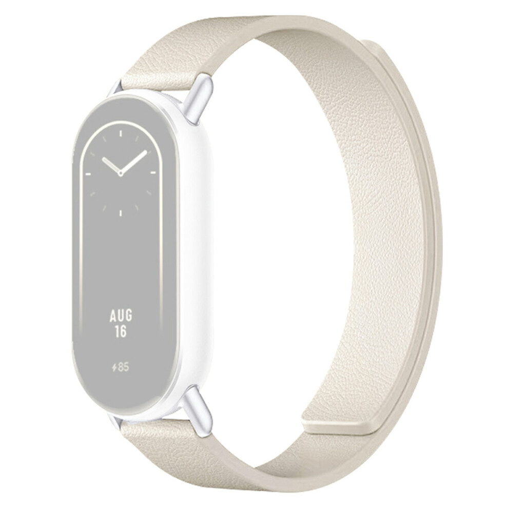(Starlight) Silicone Band For Xiaomi Smart Band 10 / 10 Nfc / 10 Ceramic / 9 / 9 Nfc / 9 Ceramic Edition / 8 / 8 Nfc Litchi Texture Magnetic 6914289315097
