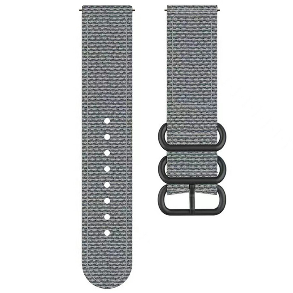(Grey) For Garmin Venu X1 Watch Strap Nylon Adjustable Wrist Band Grey 6914286601759
