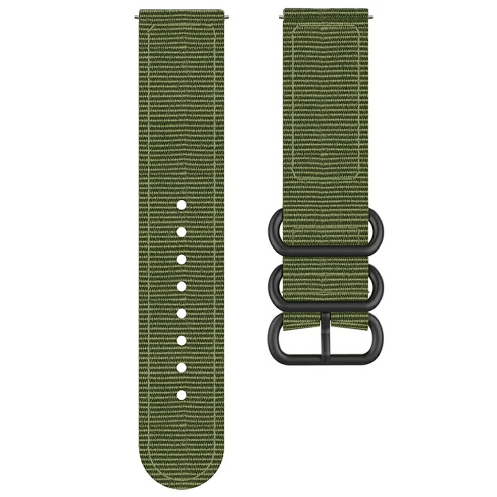 (Army ) For Garmin Venu X1 Watch Strap Nylon Adjustable Wrist Band Green 6914280533308