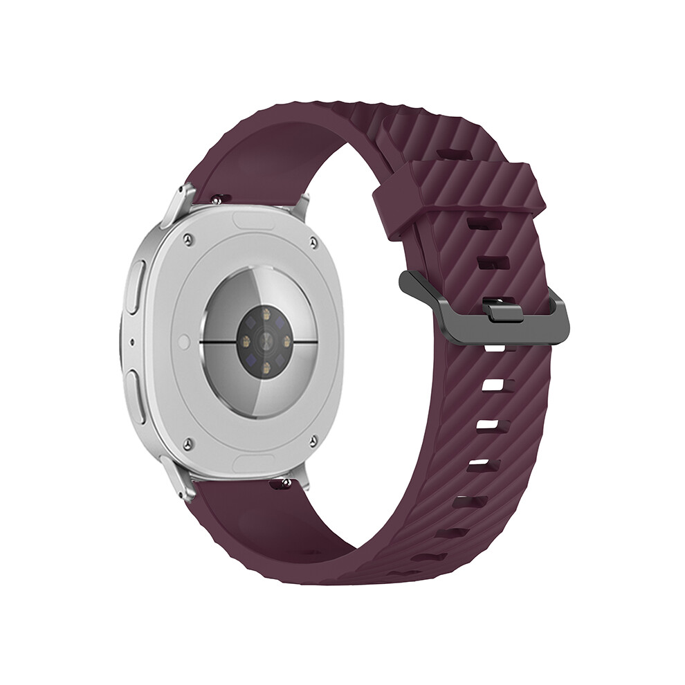 (Wine ) Silicone Strap For Samsung Galaxy Watch8 Classic 46Mm / Watch8 44Mm / 40Mm Tire Pattern Watch Band Red 6914280039787