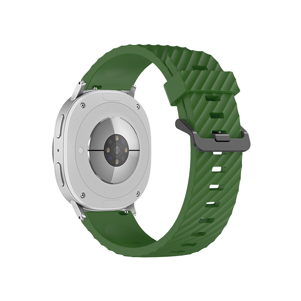 (Army ) Silicone Strap For Samsung Galaxy Watch8 Classic 46Mm / Watch8 44Mm / 40Mm Tire Pattern Watch Band Green 6914283092802