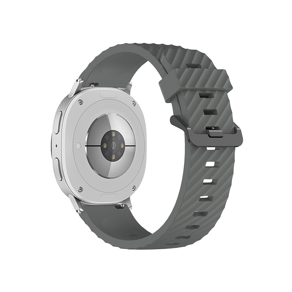 (Grey) Silicone Strap For Samsung Galaxy Watch8 Classic 46Mm / Watch8 44Mm / 40Mm Tire Pattern Watch Band Grey 6914288120647