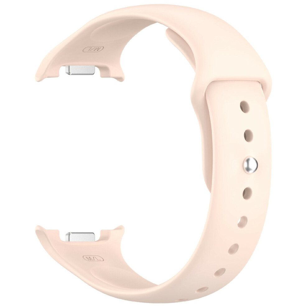 (Pink) Smart Watch Band for Samsung Galaxy Watch8 44mm / 40mm / Watch8 Classic 46mm Reverse Buckle Silicone Strap