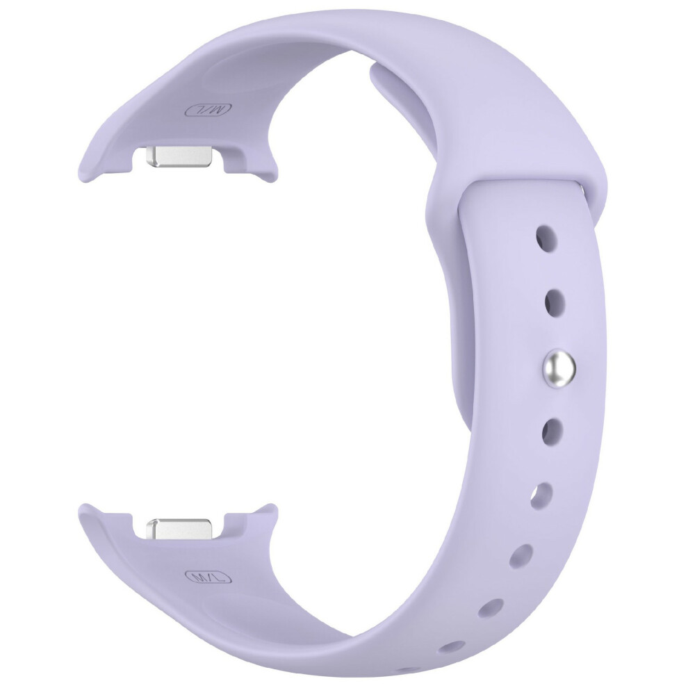 (Purple) Smart Watch Band For Samsung Galaxy Watch8 44Mm / 40Mm / Watch8 Classic 46Mm Reverse Buckle Silicone Strap Purple 6914281972816