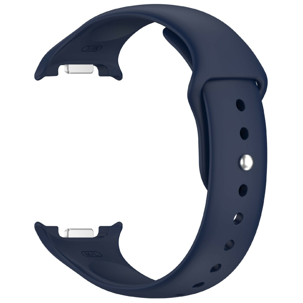 (Midnight ) Smart Watch Band For Samsung Galaxy Watch8 44Mm / 40Mm / Watch8 Classic 46Mm Reverse Buckle Silicone Strap Blue 6914286547439