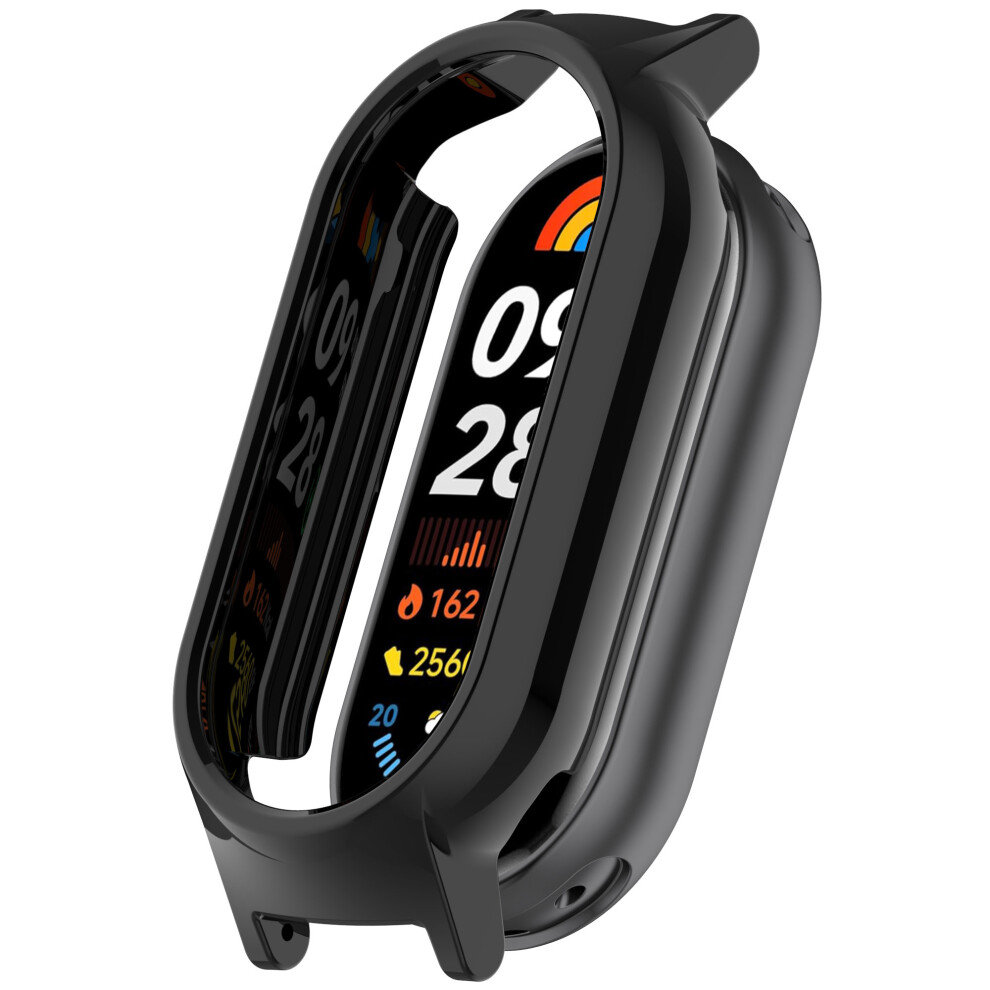 (Black) Watch Case For Xiaomi Smart Band 10 / Smart Band 10 Nfc / Smart Band 10 Ceramic / Mi Band 9 Ceramic / 8 Nfc / 8 12Mm Lug Pc Frame Black 6914288613804