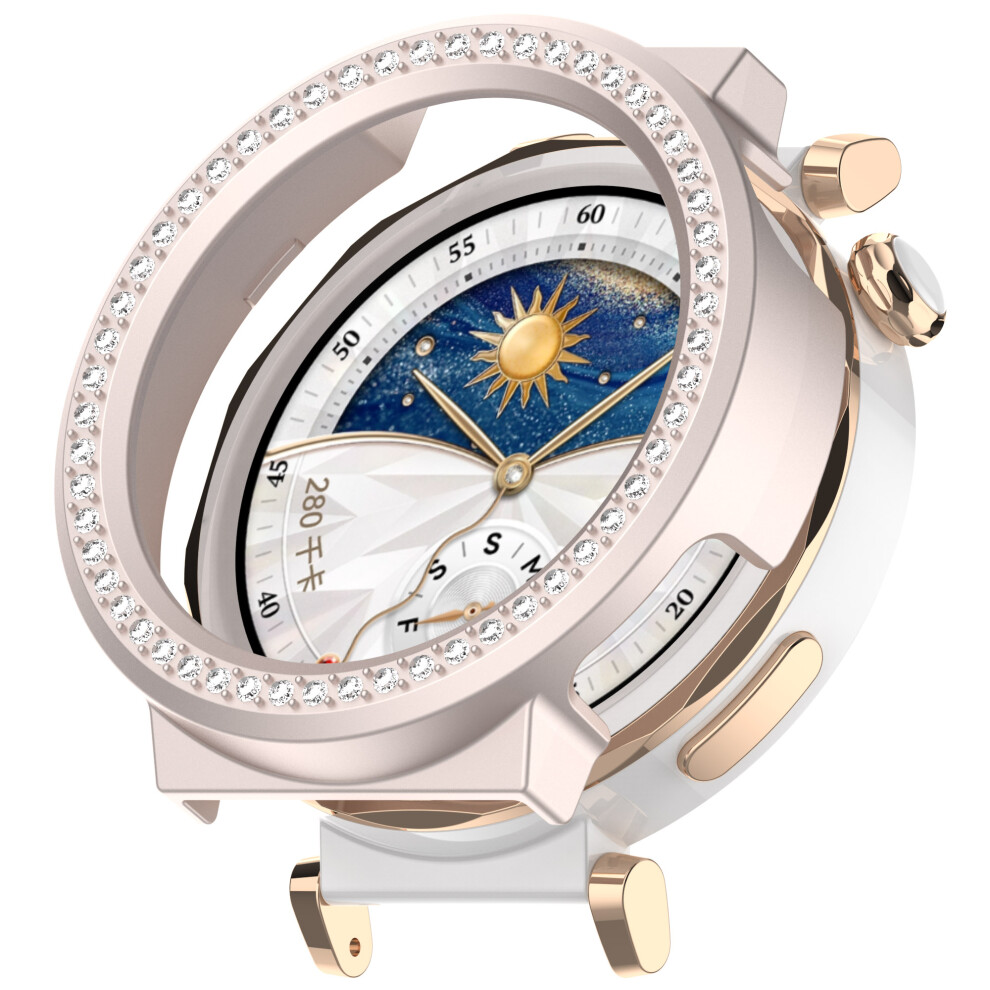 (Starlight) For Huawei Watch Gt 5 Pro 42Mm Pc Case Rhinestone Decor Smartwatch Protective Cover 6914288479295