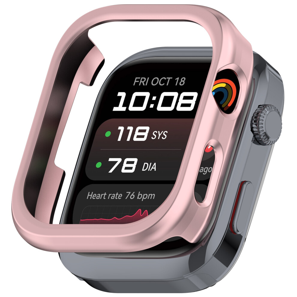 (Rose ) For Huawei Watch D2 Half Coverage Hollow-Out Protective Frame Pc Watch Case Pink 6914281928721