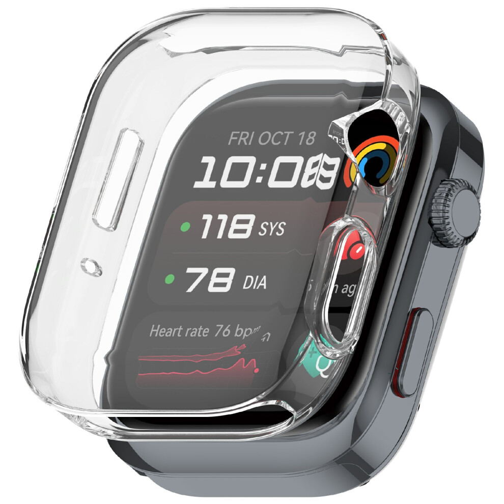 (Transparent) For Huawei Watch D2 Tpu Watch Case Full Coverage Protective Cover (Does Not Affect Ecg Function) 6914283440269