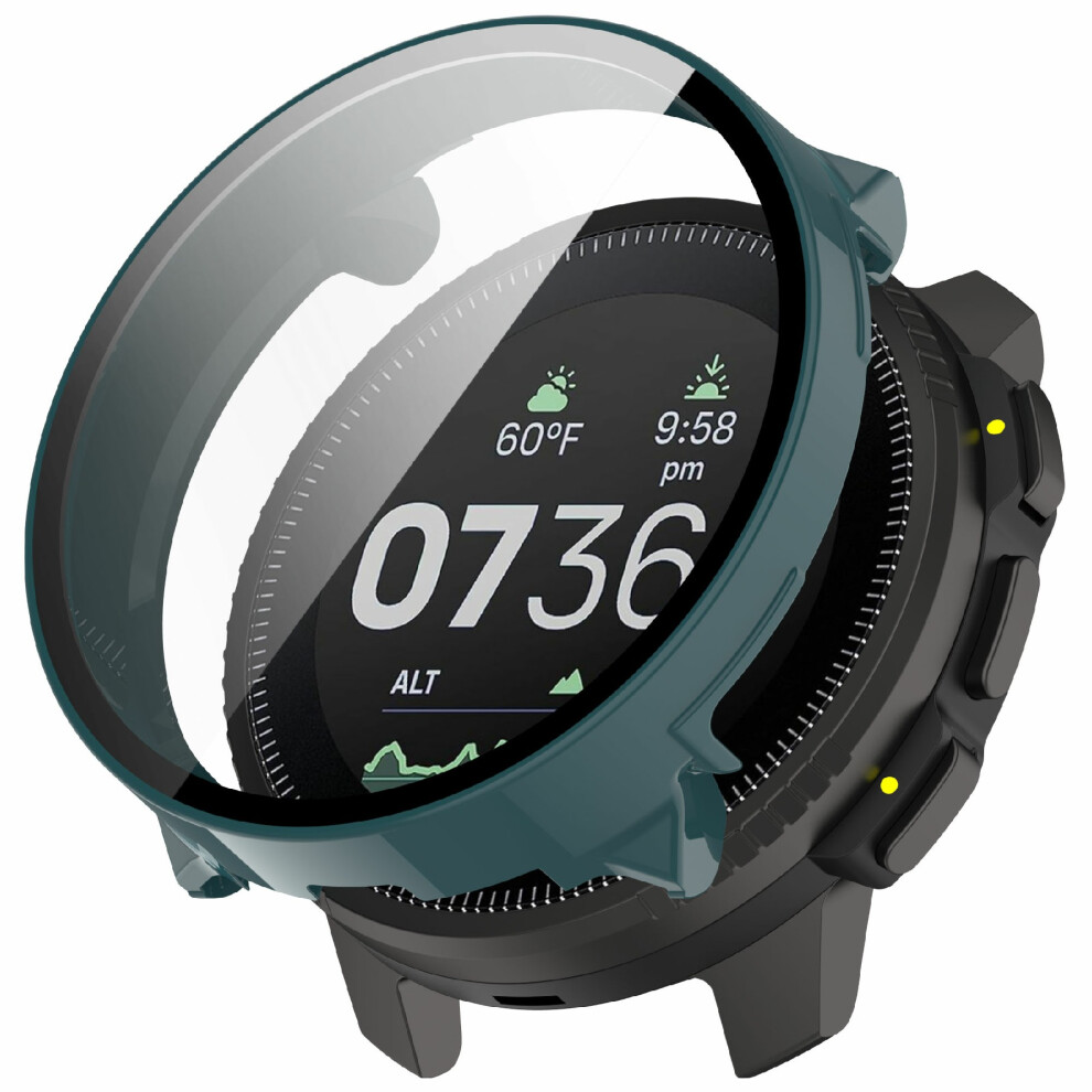 (Green) For Suunto Vertical Watch Case Integrated Protective Pc Cover With Tempered Glass Screen Protector Green 6914286813107