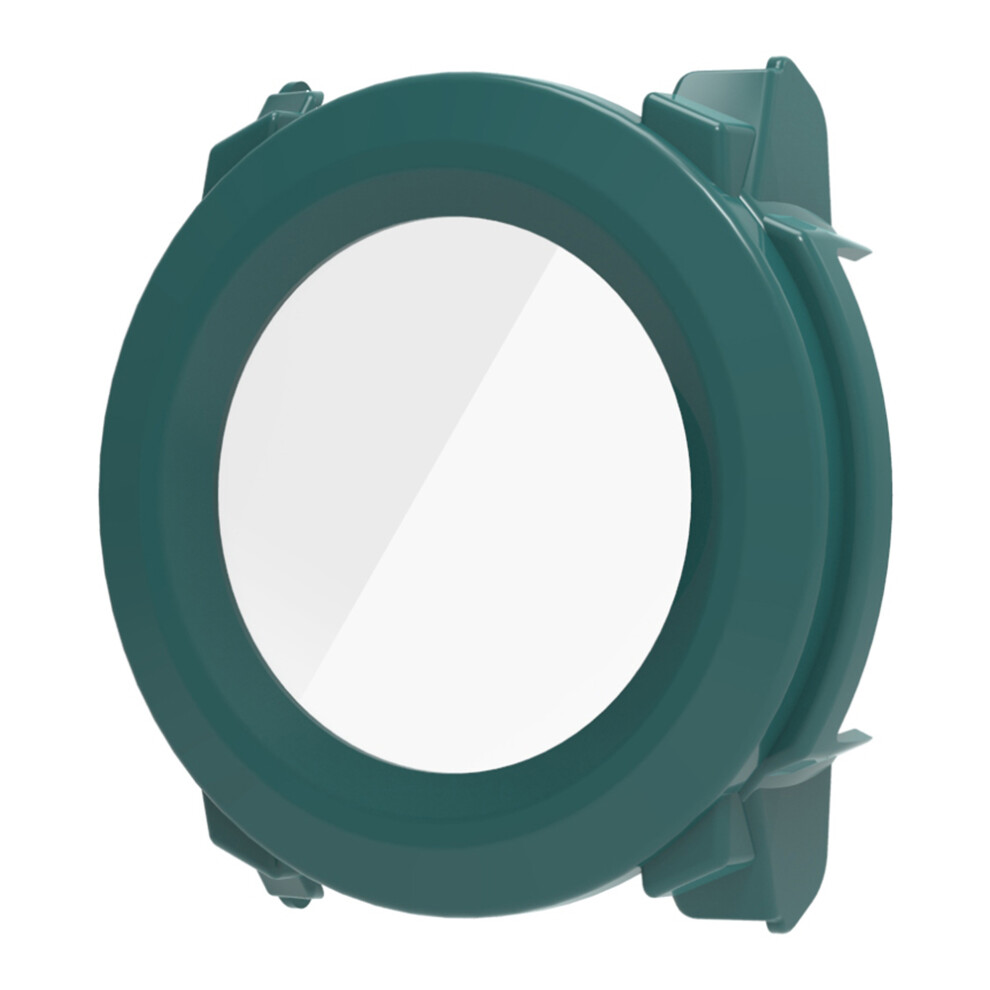 (Green) For Garmin Instinct 3 45Mm Smartwatch Case Pc Protective Cover With Tempered Glass Screen Protector Green 6914283788002