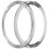 (Silver+Grey) For Garmin Fenix 8 51mm AMOLED Version Stainless Steel Bezel Scratch Resistant Protective Ring 4