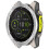 (Silver+Grey) For Garmin Fenix 8 51mm AMOLED Version Stainless Steel Bezel Scratch Resistant Protective Ring 2