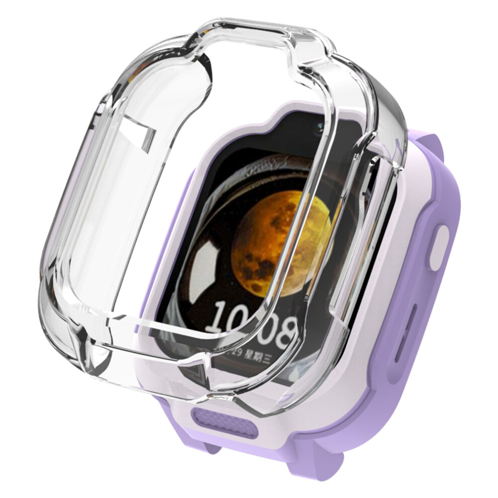 (Transparent) For Xiaomi Smart Kids Watch Tpu Case Smartwatch Semi-Enclosed Protective Cover 6914288816731