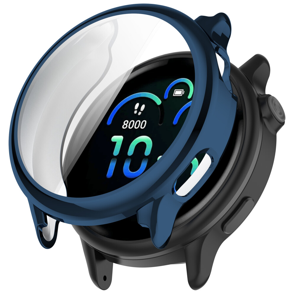 (Blue) For Garmin Vivoactive 6 Watch Case Full Protection Scratch Resistant Tpu Cover Blue 6914282421849