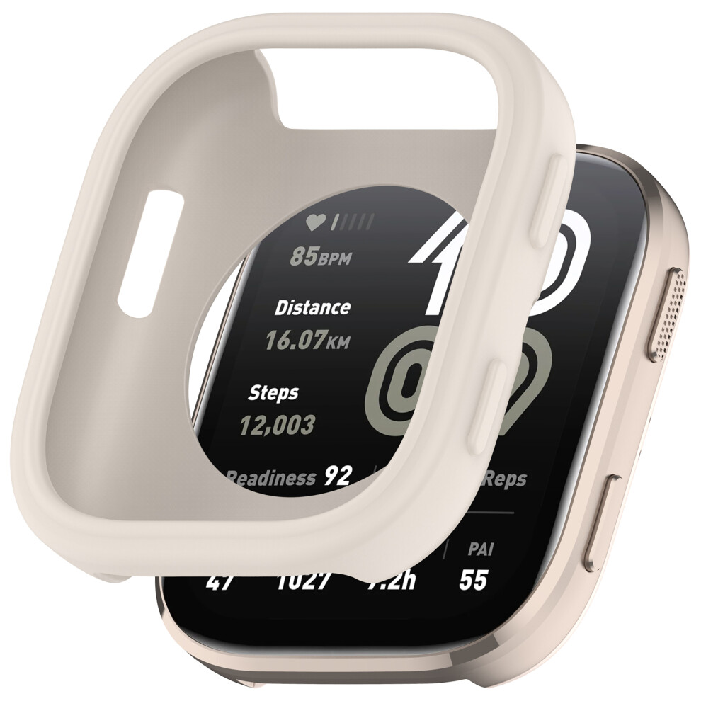 (Starlight) For Huami Amazfit Bip 6 (A2435) Watch Case Soft Silicone Hollow Watch Frame Cover 6914281840306